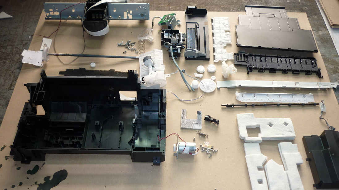Despiezado de impresora PS2 Computación SJR